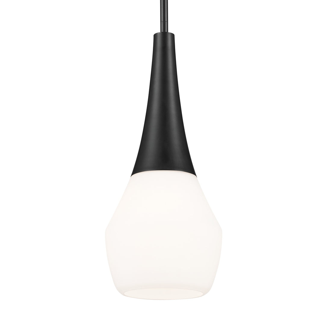 Kichler Canada - 52529BK - One Light Pendant - Deela - Black