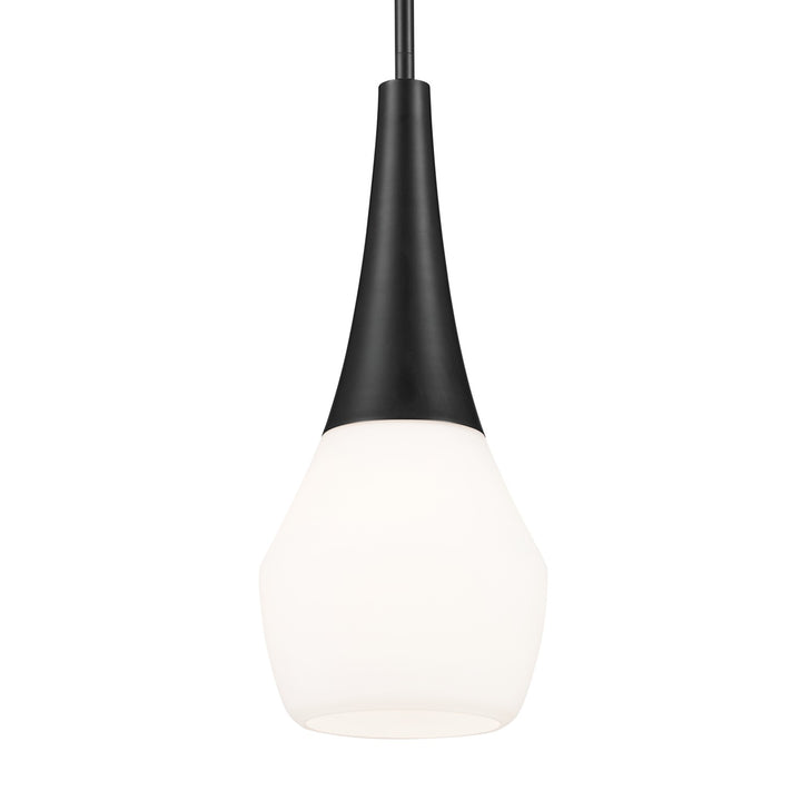 Kichler Canada - 52529BK - One Light Pendant - Deela - Black