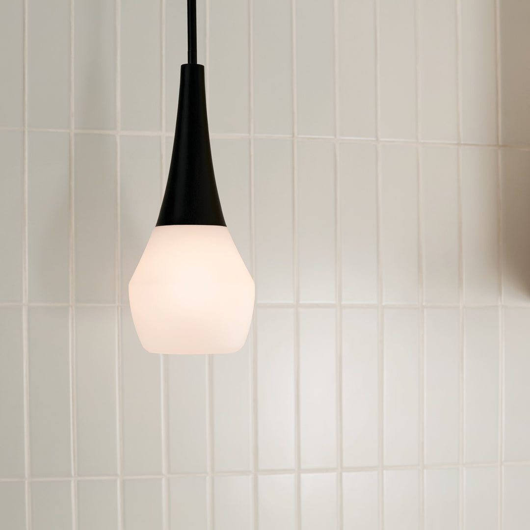 Kichler Canada - 52529BK - One Light Pendant - Deela - Black