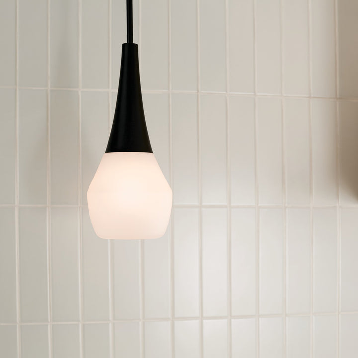 Kichler Canada - 52529BK - One Light Pendant - Deela - Black