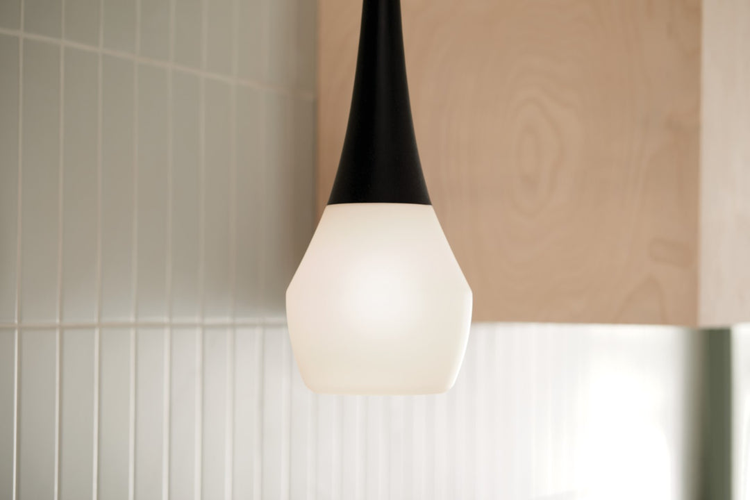Kichler Canada - 52529BK - One Light Pendant - Deela - Black