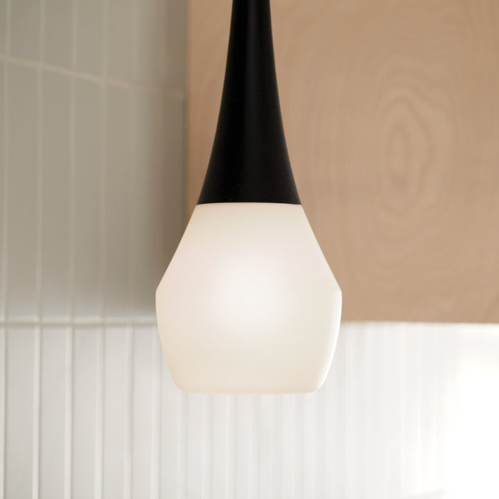 Kichler Canada - 52529BK - One Light Pendant - Deela - Black
