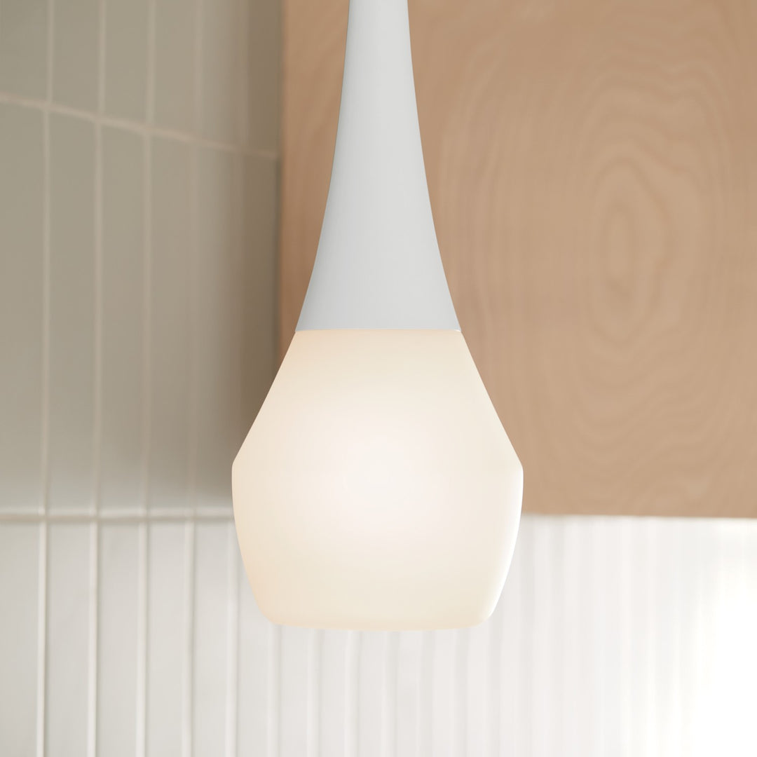 Kichler Canada - 52529WH - One Light Pendant - Deela - White