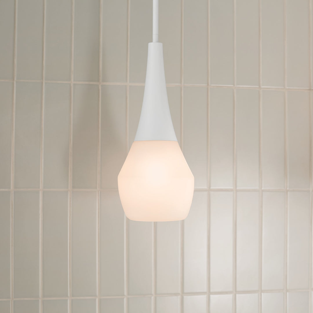 Kichler Canada - 52529WH - One Light Pendant - Deela - White