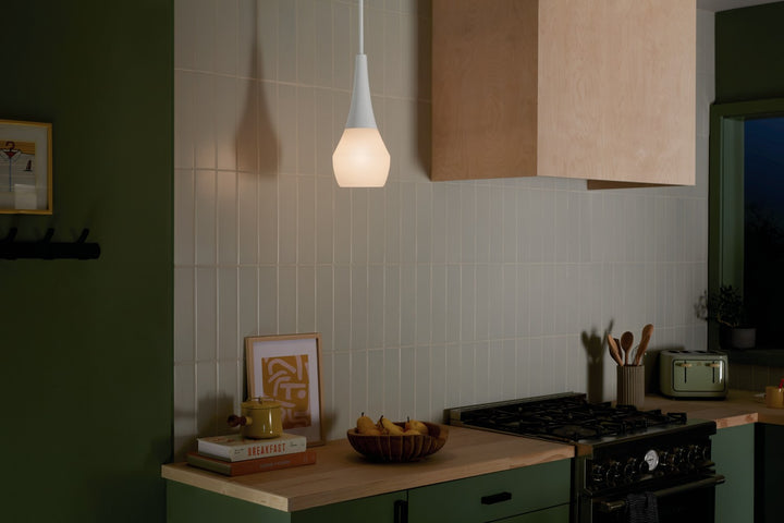 Kichler Canada - 52529WH - One Light Pendant - Deela - White