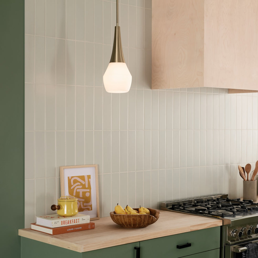 Kichler Canada - 52529CPZ - One Light Pendant - Deela - Champagne Bronze