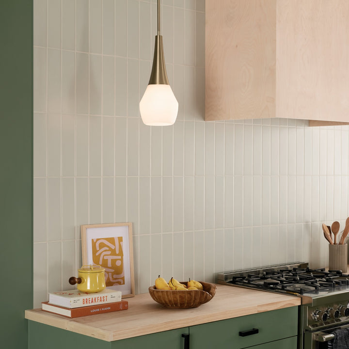 Kichler Canada - 52529CPZ - One Light Pendant - Deela - Champagne Bronze