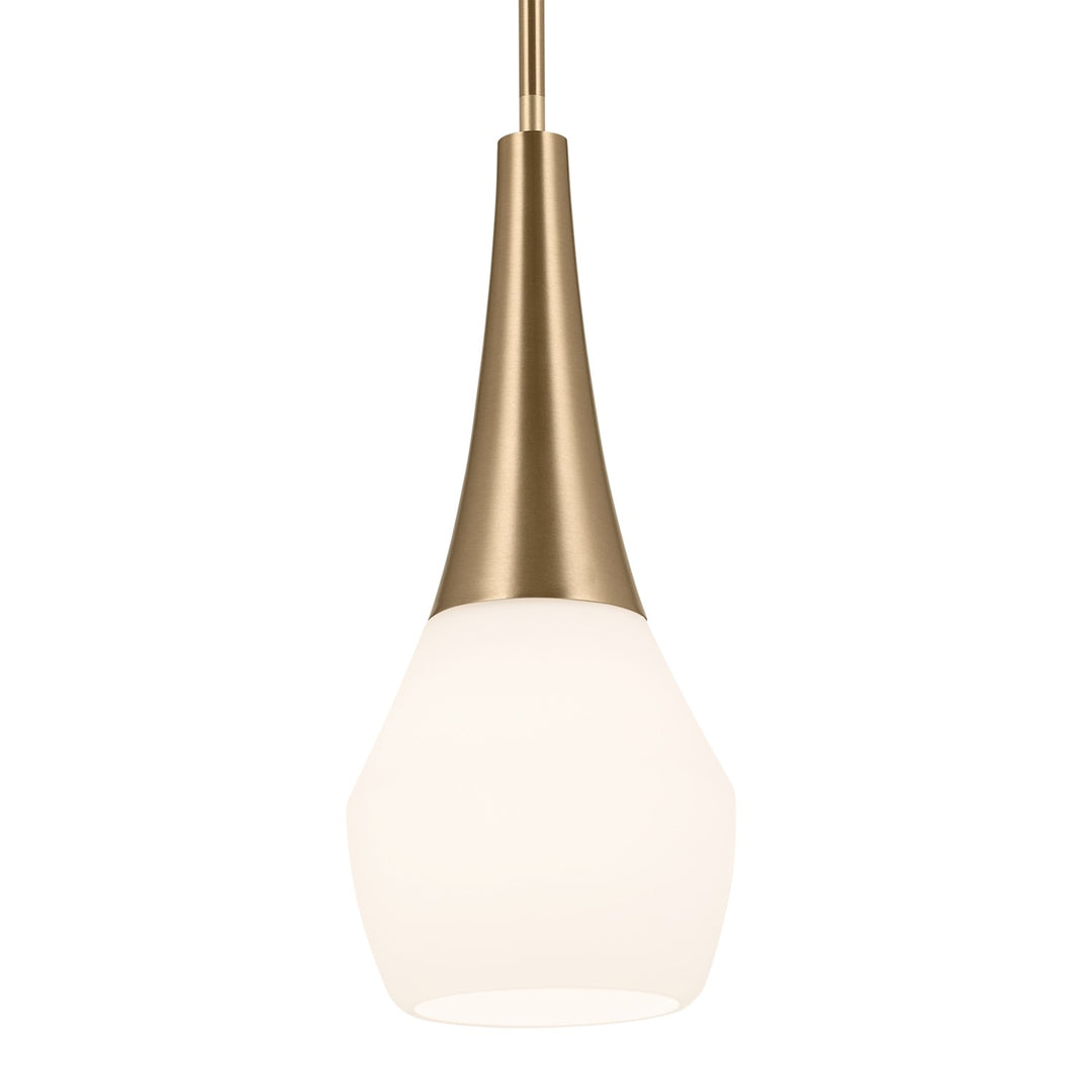Kichler Canada - 52529CPZ - One Light Pendant - Deela - Champagne Bronze