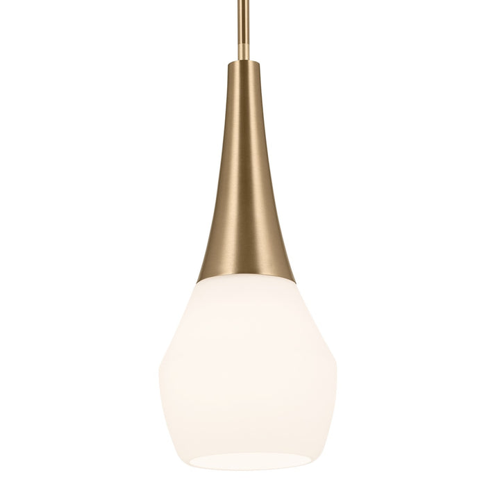 Kichler Canada - 52529CPZ - One Light Pendant - Deela - Champagne Bronze