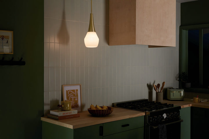 Kichler Canada - 52529CPZ - One Light Pendant - Deela - Champagne Bronze