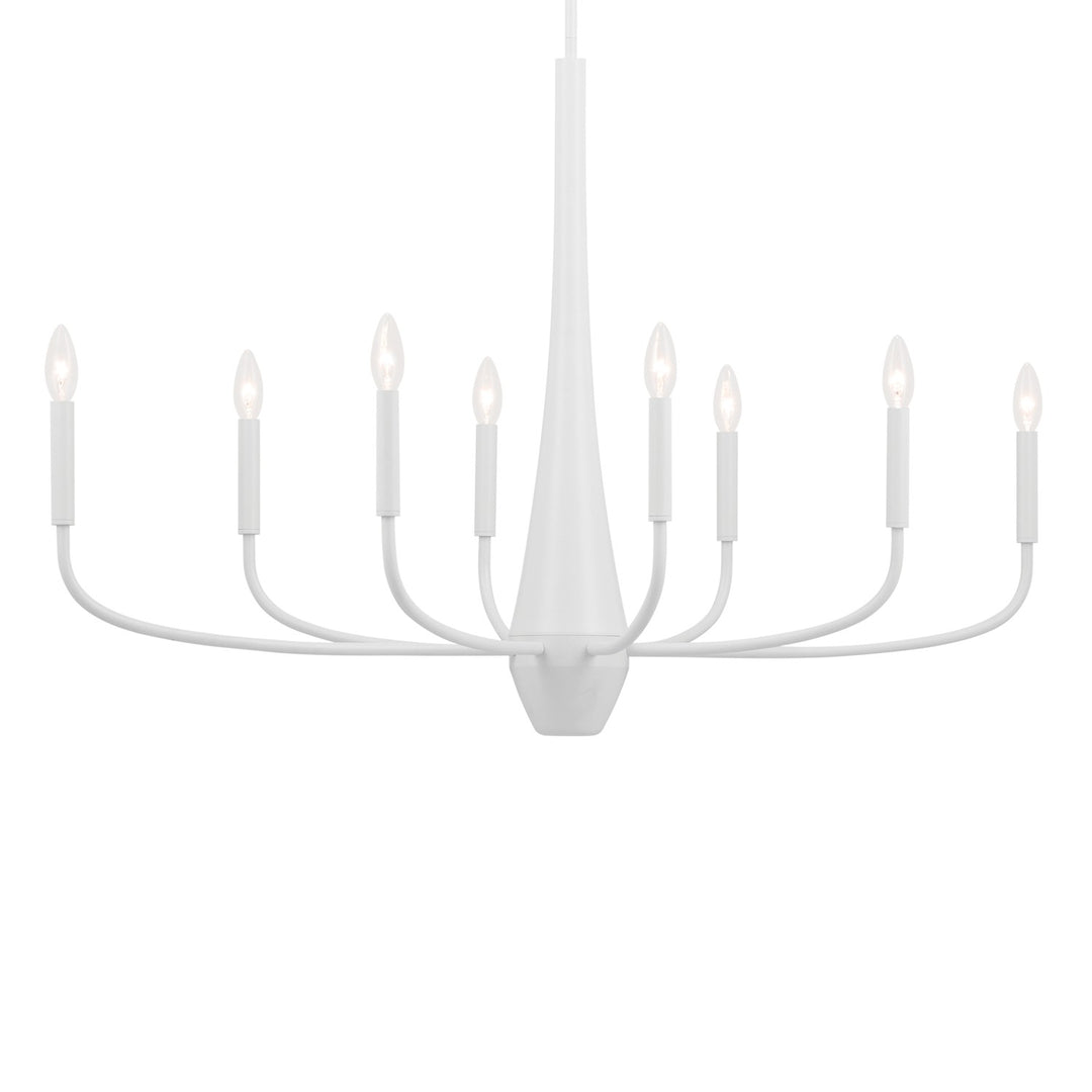 Kichler Canada - 52528WH - Eight Light Chandelier - Deela - White