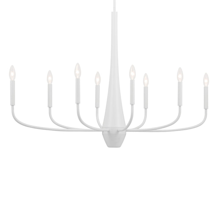 Kichler Canada - 52528WH - Eight Light Chandelier - Deela - White