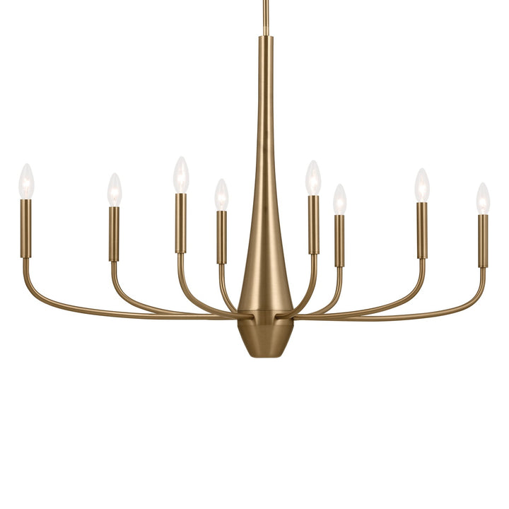 Kichler Canada - 52528CPZ - Eight Light Chandelier - Deela - Champagne Bronze