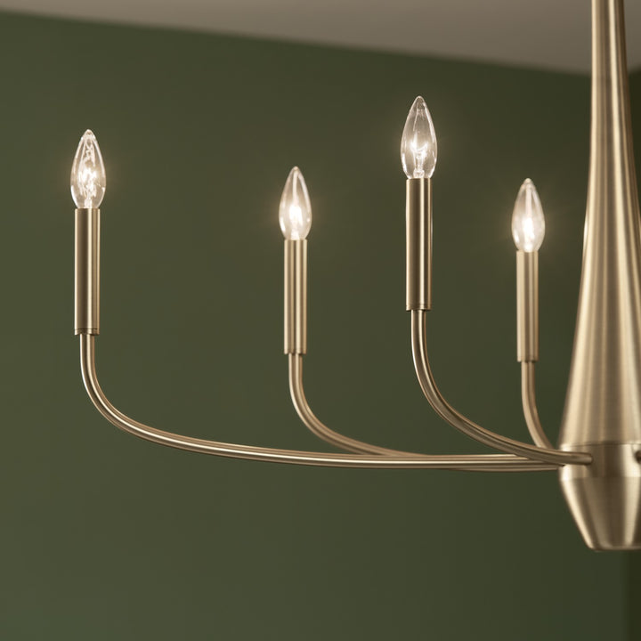 Kichler Canada - 52528CPZ - Eight Light Chandelier - Deela - Champagne Bronze