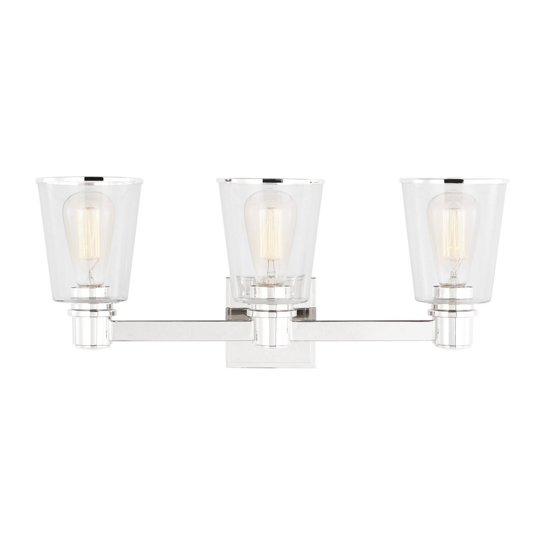 Visual Comfort Studio Canada - CV1033PN - Three Light Bath Vanity - Alessa - Polished Nickel