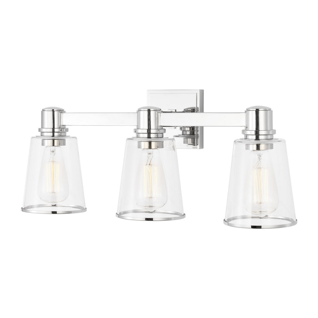 Visual Comfort Studio Canada - CV1033PN - Three Light Bath Vanity - Alessa - Polished Nickel