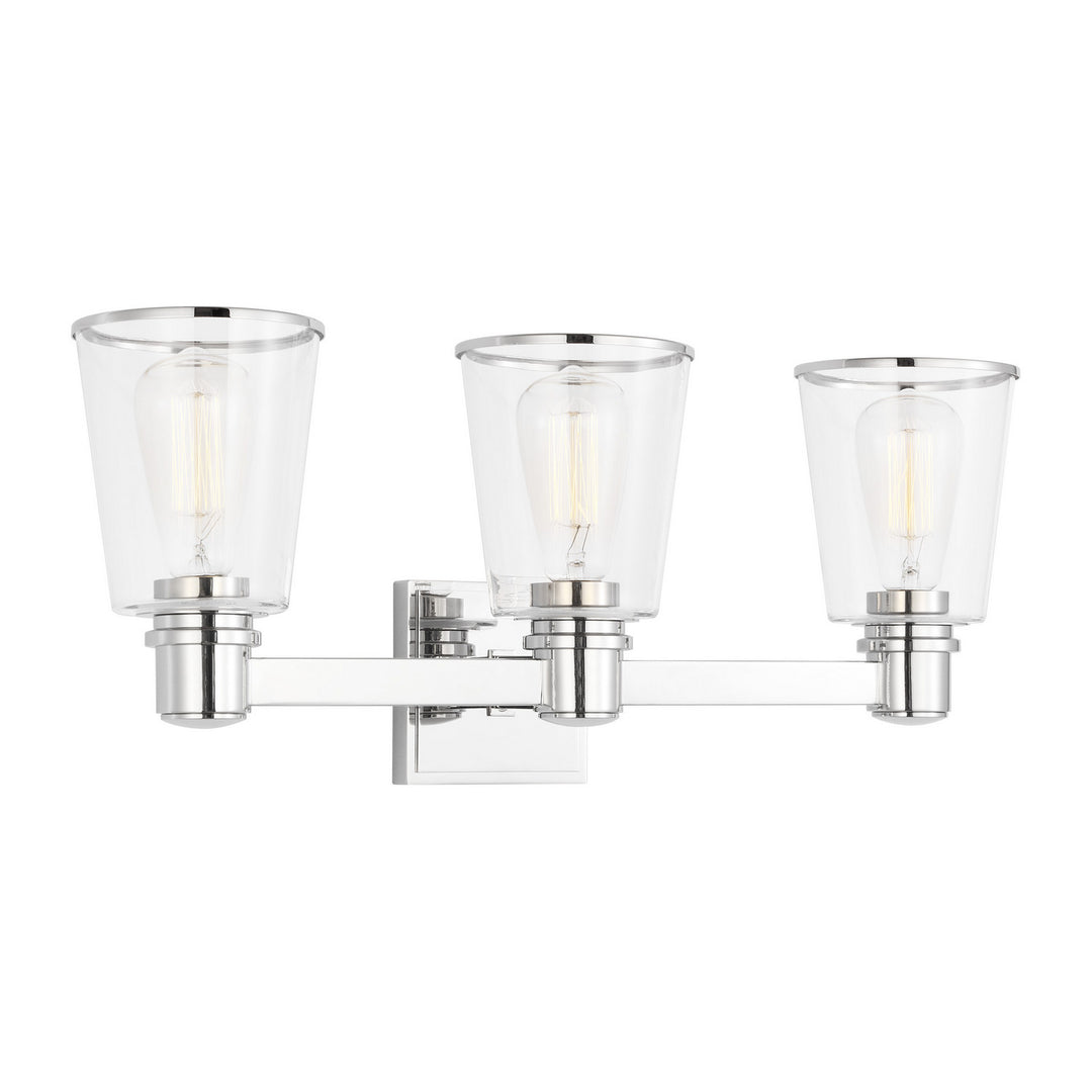 Visual Comfort Studio Canada - CV1033PN - Three Light Bath Vanity - Alessa - Polished Nickel