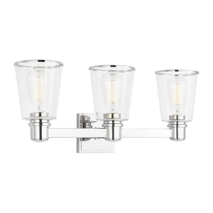 Visual Comfort Studio Canada - CV1033PN - Three Light Bath Vanity - Alessa - Polished Nickel