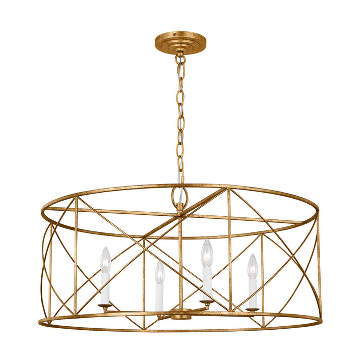 Visual Comfort Studio Canada - CC1624ADB - Four Light Chandelier - Beatrix - Antique Gild