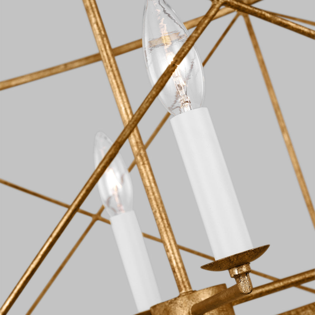 Visual Comfort Studio Canada - CC1624ADB - Four Light Chandelier - Beatrix - Antique Gild