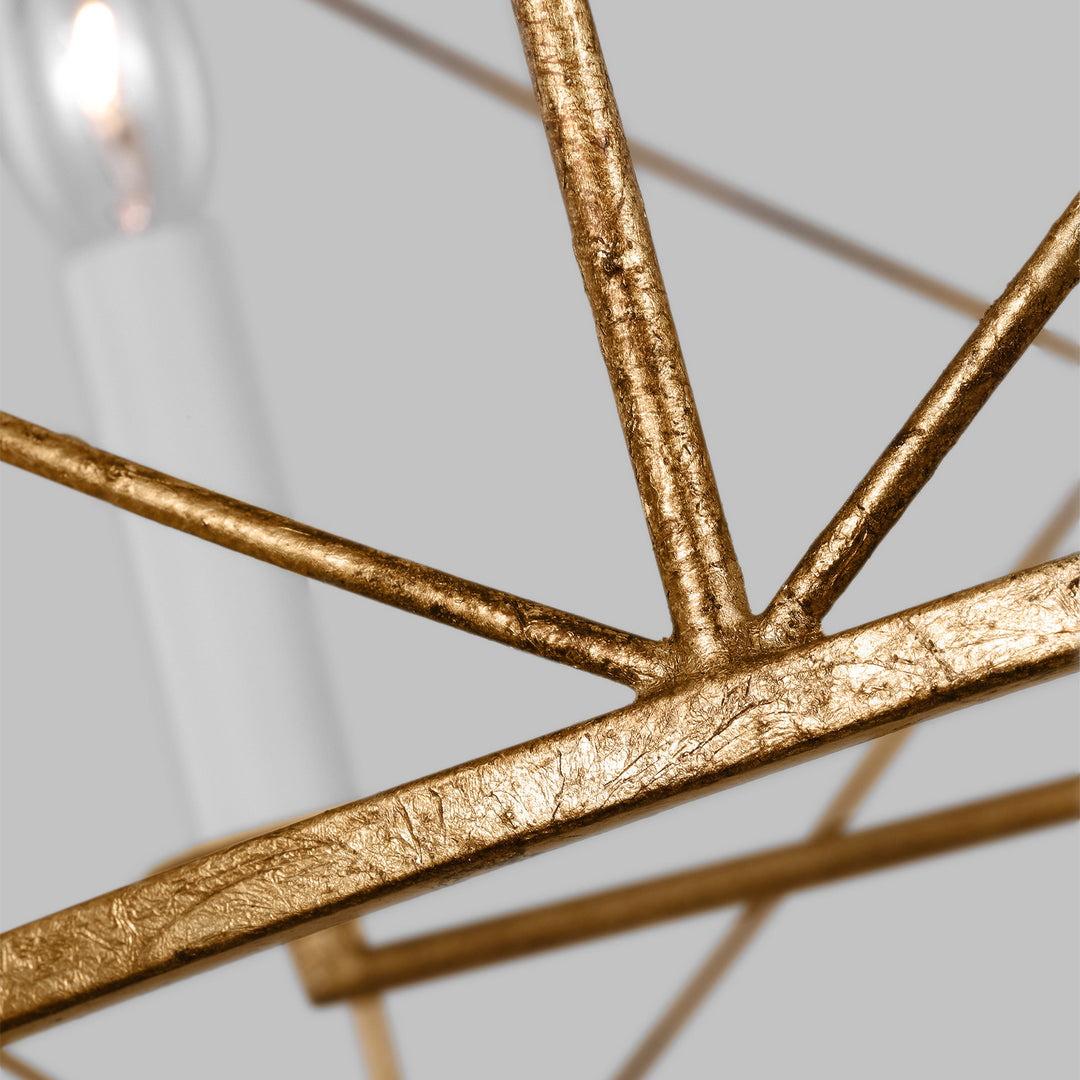 Visual Comfort Studio Canada - CC1624ADB - Four Light Chandelier - Beatrix - Antique Gild