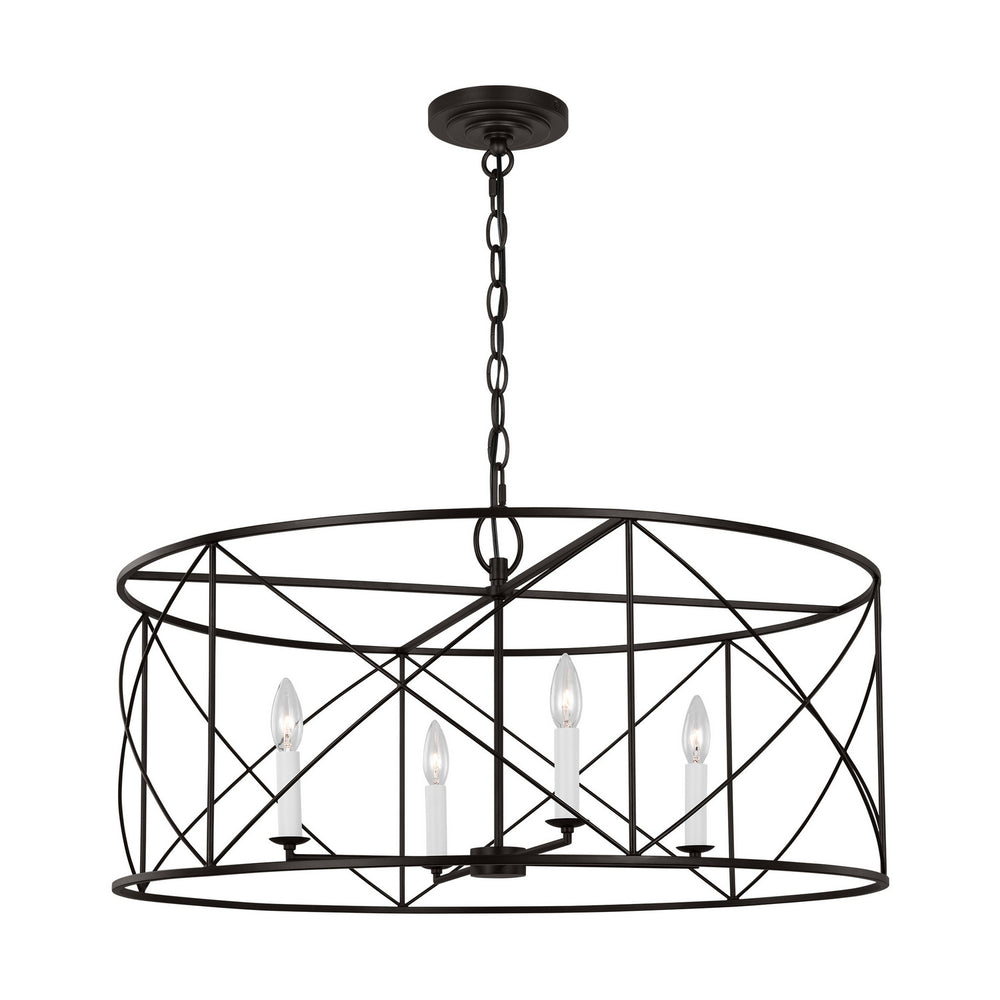 Visual Comfort Studio Canada - CC1624AI - Four Light Chandelier - Beatrix - Aged Iron