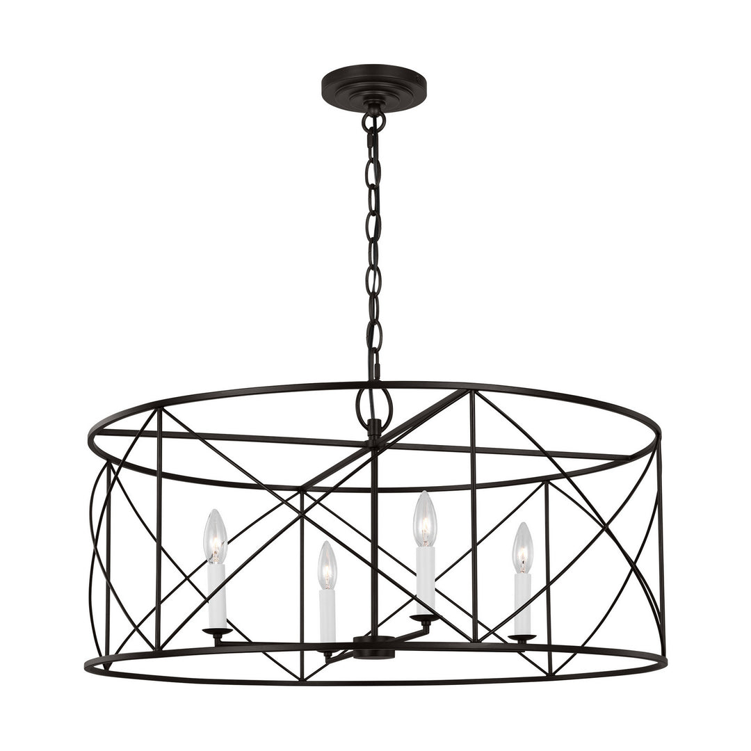 Visual Comfort Studio Canada - CC1624AI - Four Light Chandelier - Beatrix - Aged Iron