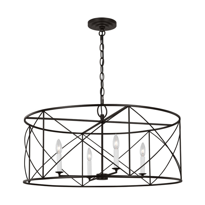 Visual Comfort Studio Canada - CC1624AI - Four Light Chandelier - Beatrix - Aged Iron