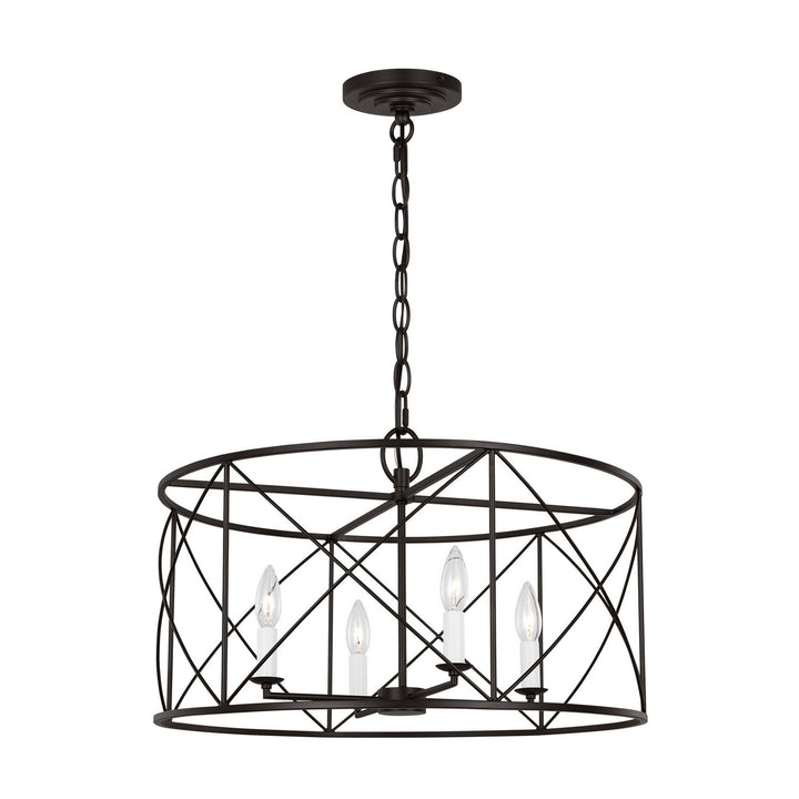 Visual Comfort Studio Canada - CC1634AI - Four Light Chandelier - Beatrix - Aged Iron