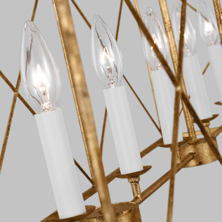 Visual Comfort Studio Canada - CC1646ADB - Six Light Chandelier - Beatrix - Antique Gild