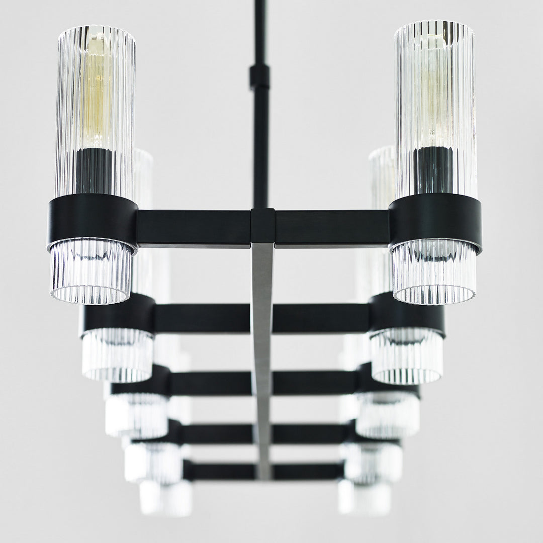 Visual Comfort Studio Canada - CC13810AI - Ten Light Chandelier - Geneva - Aged Iron
