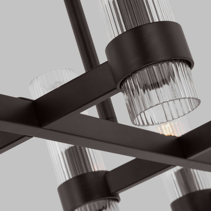 Visual Comfort Studio Canada - CC13810AI - Ten Light Chandelier - Geneva - Aged Iron