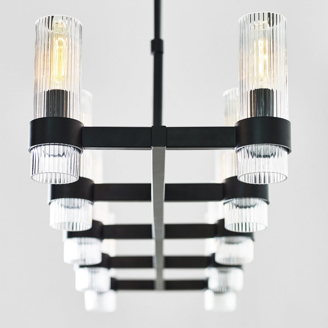 Visual Comfort Studio Canada - CC13810AI - Ten Light Chandelier - Geneva - Aged Iron
