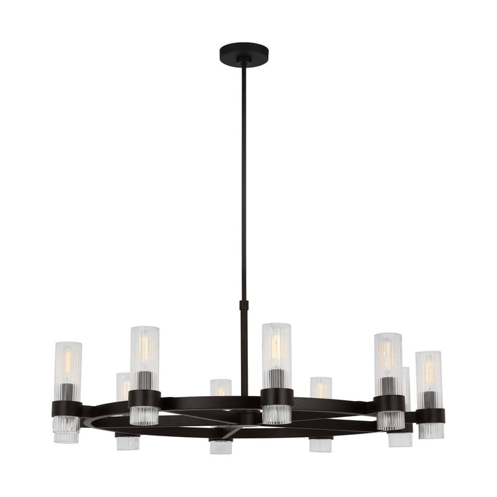 Visual Comfort Studio Canada - CC16810AI - Eight Light Chandelier - Geneva - Aged Iron