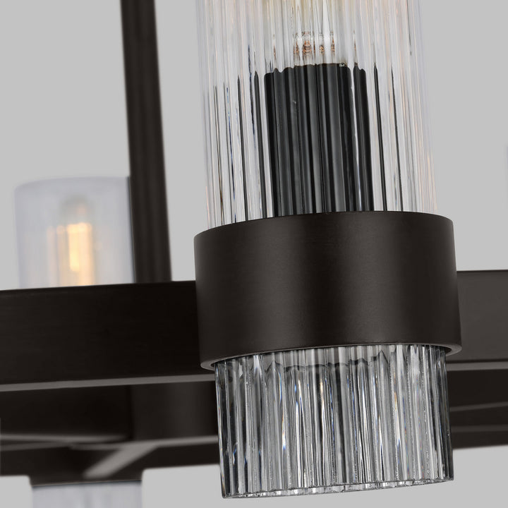 Visual Comfort Studio Canada - CC16810AI - Eight Light Chandelier - Geneva - Aged Iron