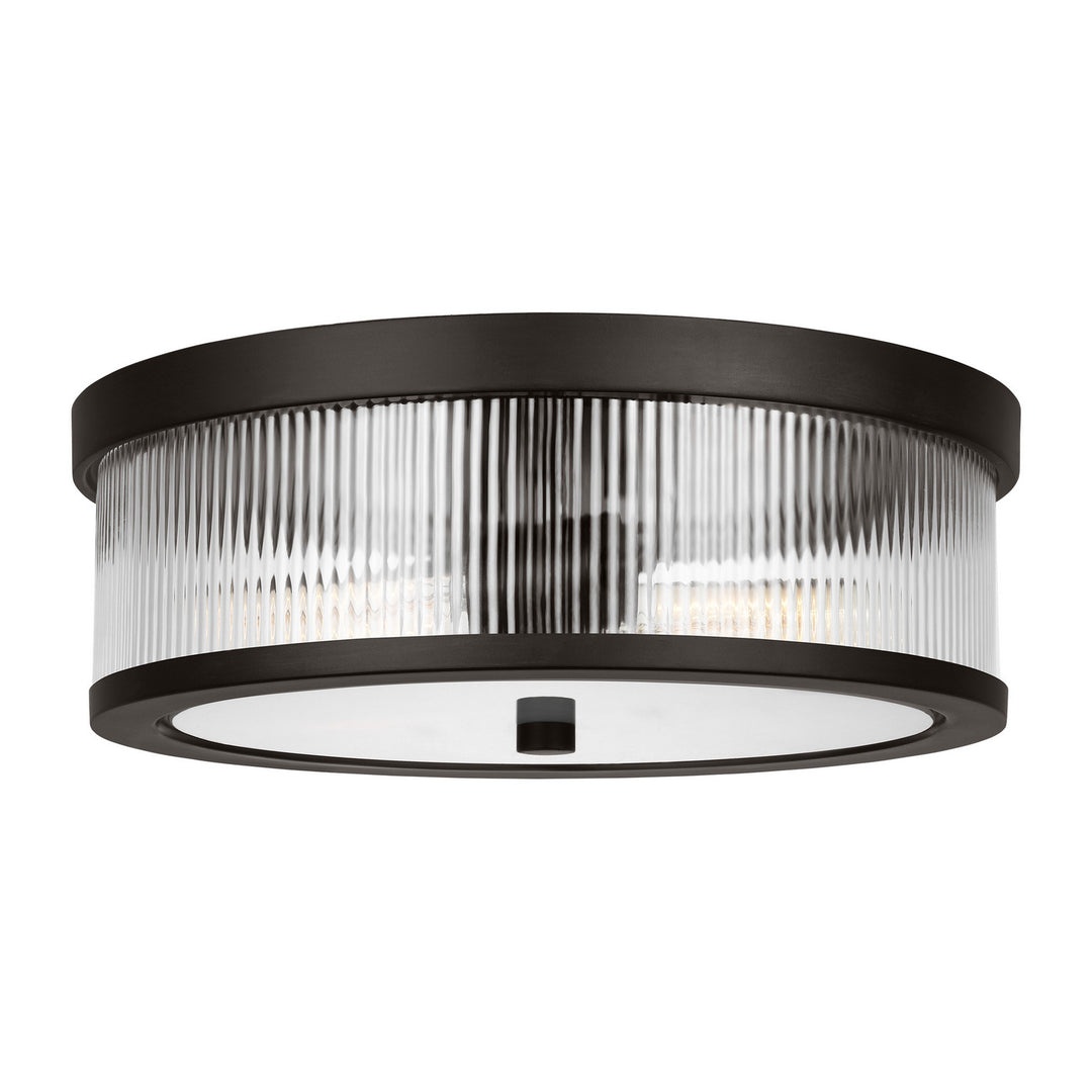 Visual Comfort Studio Canada - CF1052AI - Two Light Flush Mount - Geneva - Aged Iron