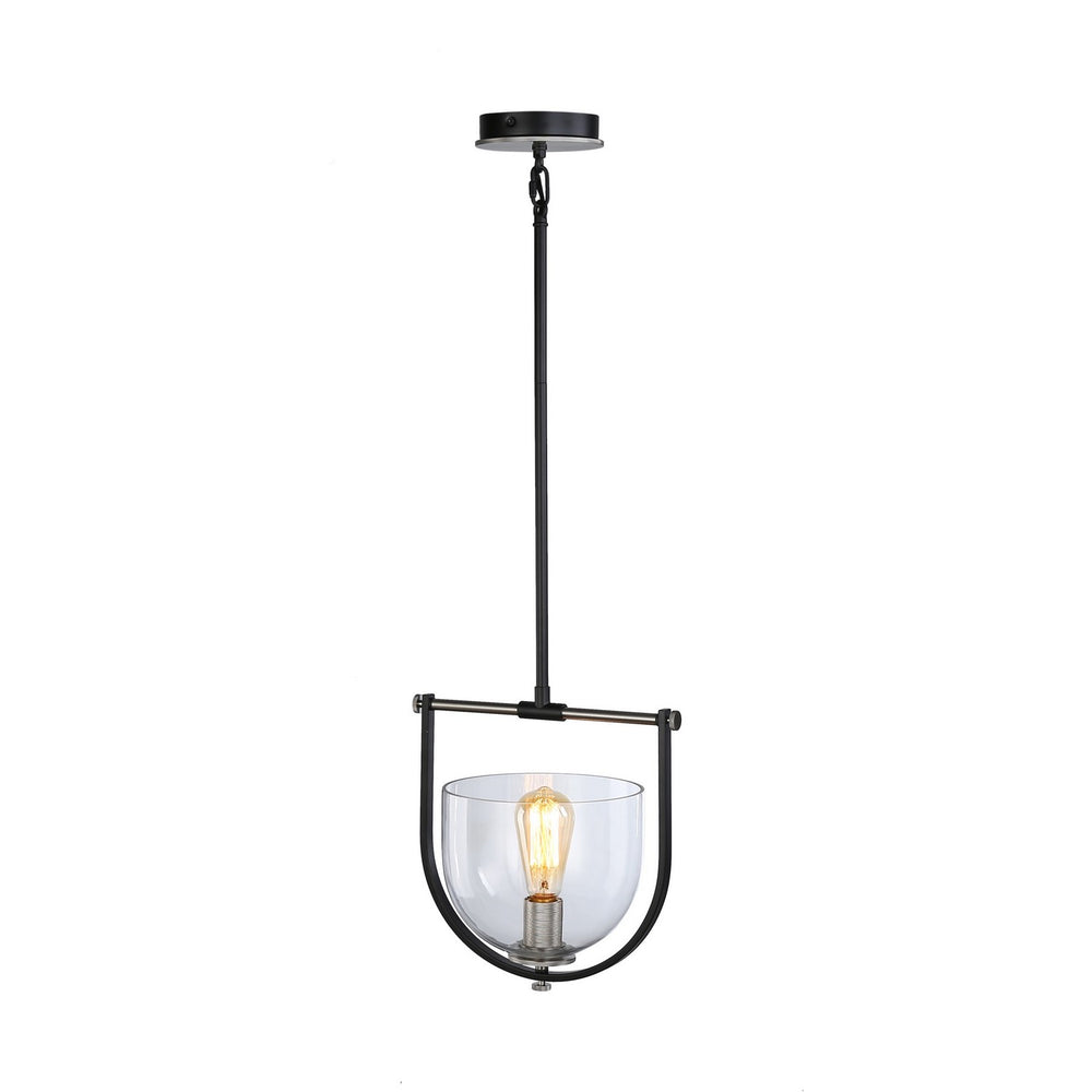 Artcraft Canada - AC11741NB - One Light Pendant - Cheshire - Black & Nickel