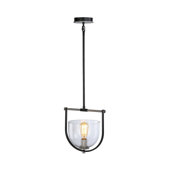 Artcraft Canada - AC11741NB - One Light Pendant - Cheshire - Black & Nickel