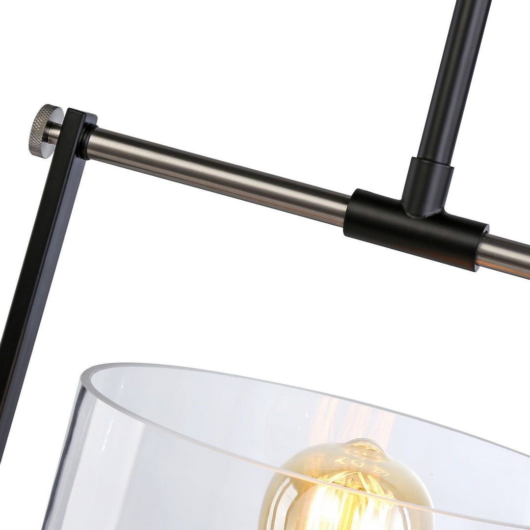 Artcraft Canada - AC11741NB - One Light Pendant - Cheshire - Black & Nickel