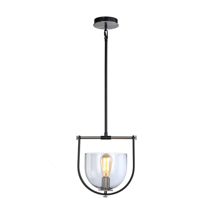 Artcraft Canada - AC11741NB - One Light Pendant - Cheshire - Black & Nickel