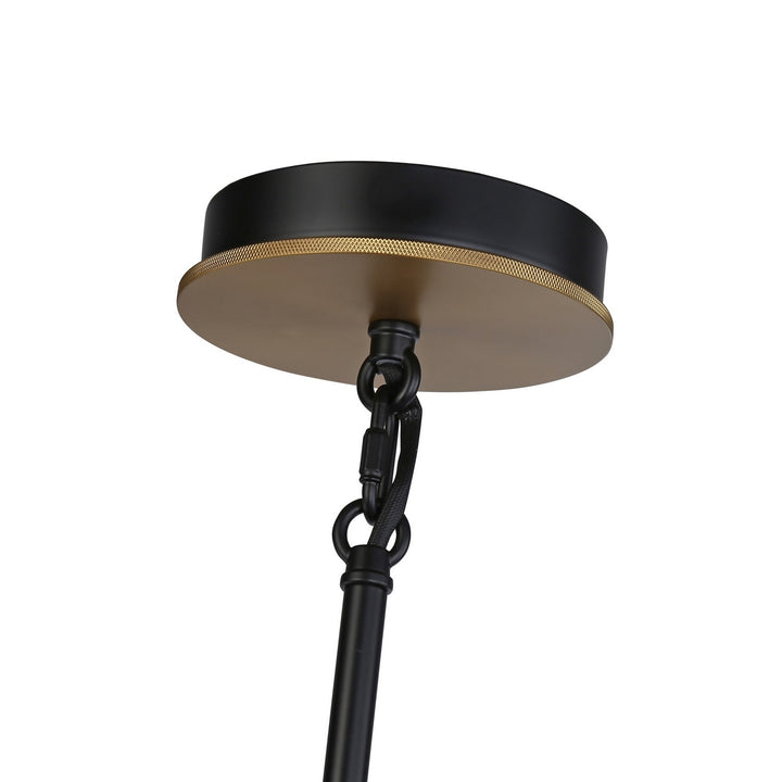 Artcraft Canada - AC11741BB - One Light Pendant - Cheshire - Black & Brass
