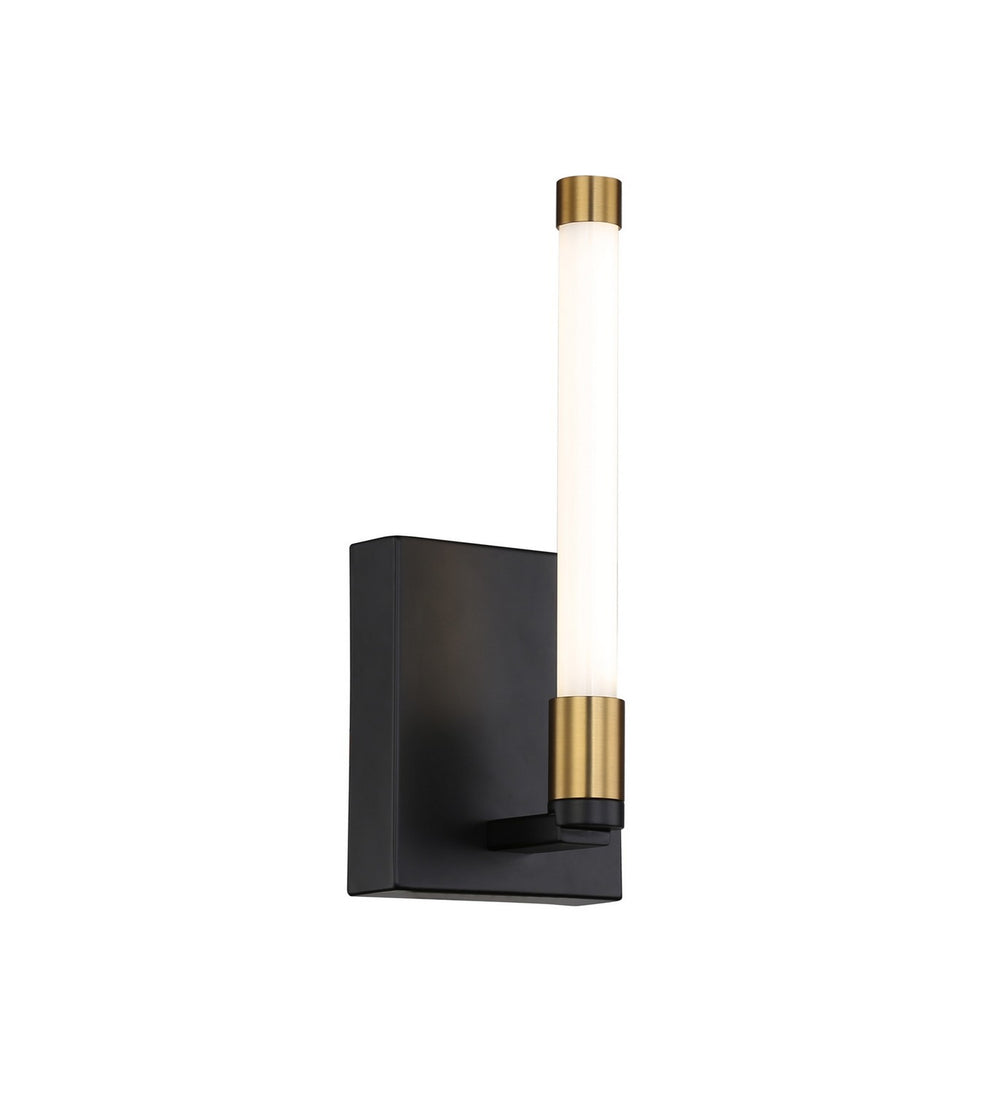 Artcraft Canada - SC13081BB - LED Wall Sconce - Infiniti - Matte Black & Brass