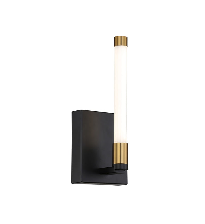 Artcraft Canada - SC13081BB - LED Wall Sconce - Infiniti - Matte Black & Brass