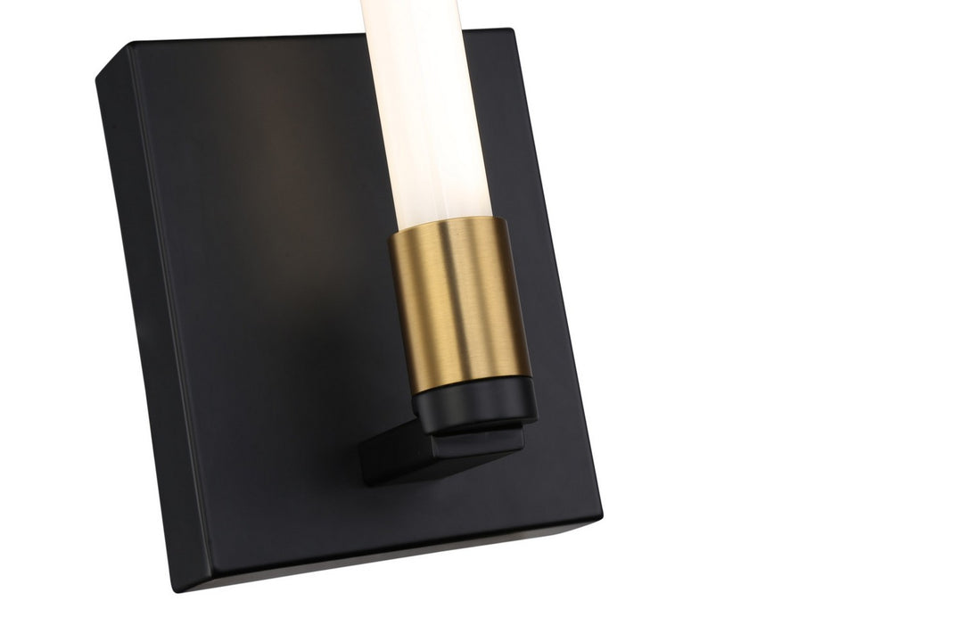Artcraft Canada - SC13081BB - LED Wall Sconce - Infiniti - Matte Black & Brass