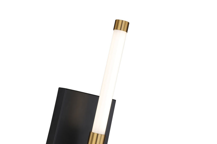 Artcraft Canada - SC13081BB - LED Wall Sconce - Infiniti - Matte Black & Brass