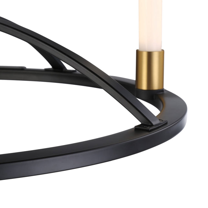 Artcraft Canada - SC13084BB - LED Chandelier - Infiniti - Matte Black & Brass
