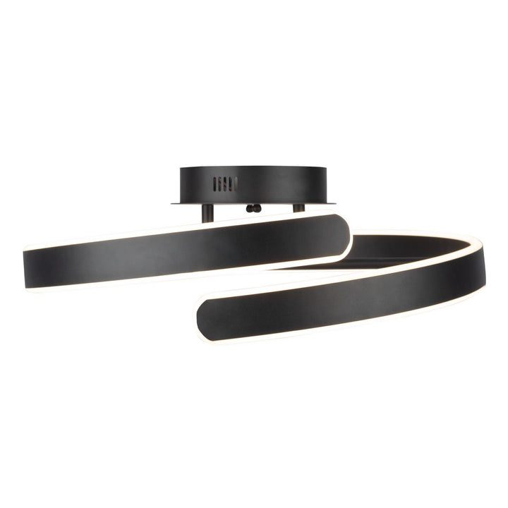 Artcraft Canada - AC7618BK - LED Semi-Flush Mount - Sirius - Black