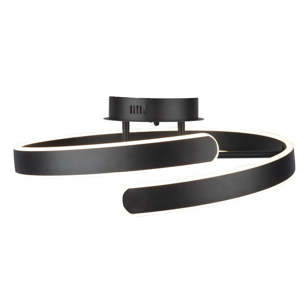 Artcraft Canada - AC7618BK - LED Semi-Flush Mount - Sirius - Black