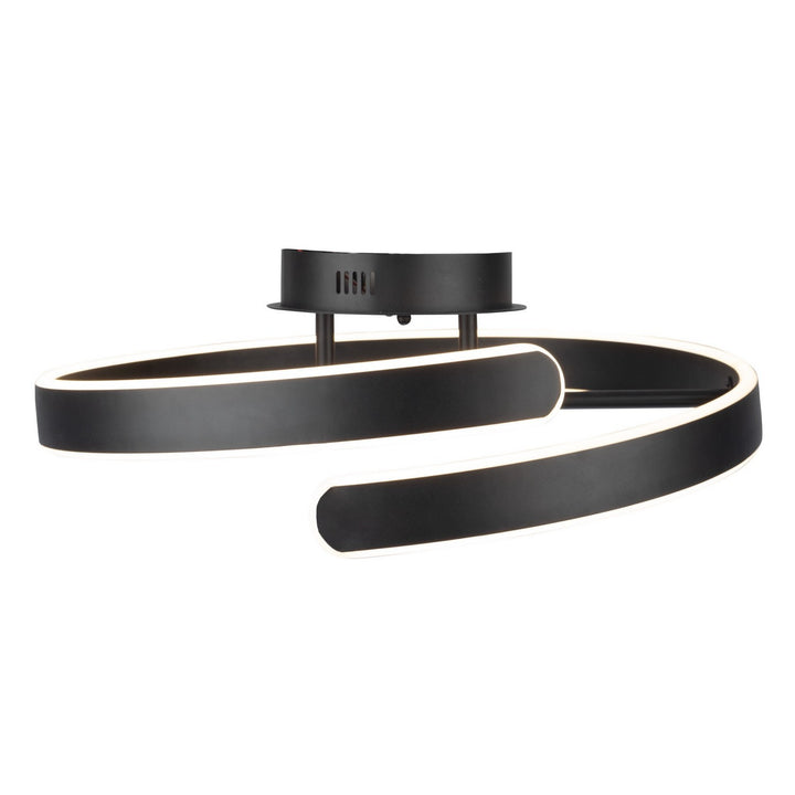 Artcraft Canada - AC7618BK - LED Semi-Flush Mount - Sirius - Black