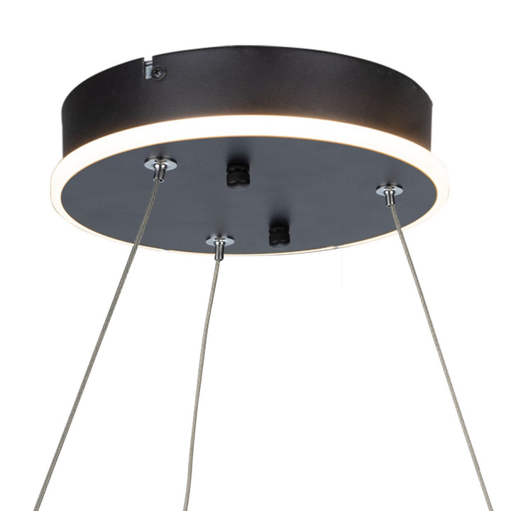Artcraft Canada - AC7619BK - LED Chandelier - Sirius - Black